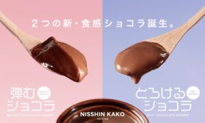新登場！本格的デザートが手軽に作れる２種類のチョコレート粉末「弾むショコラ」「とろけるショコラ」