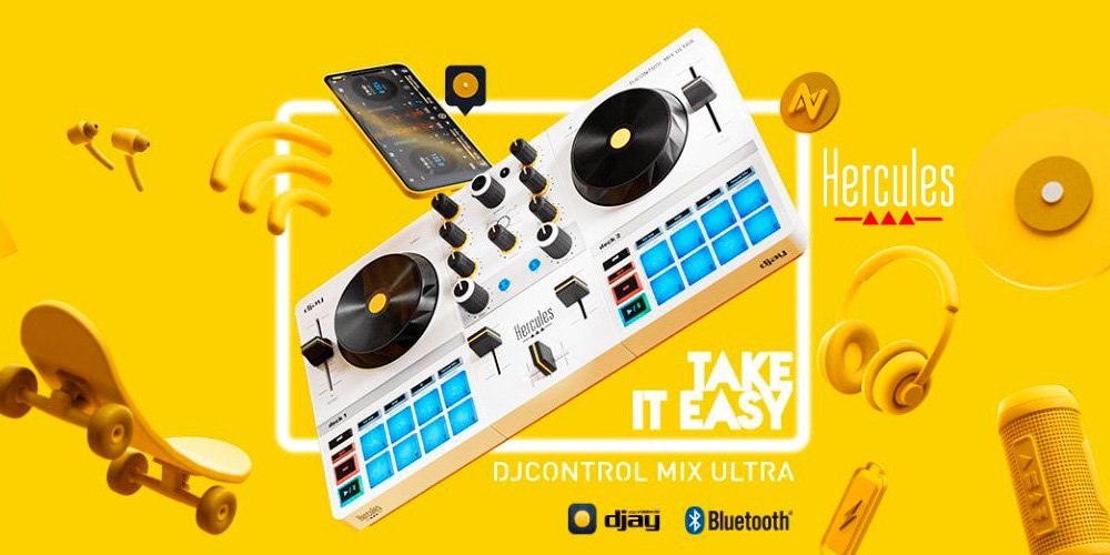 ＜新製品＞ CESで ベスト・オブ・イノベーションを受賞した、フランス発 HerculesブランドのワイヤレスDJコントローラー 「DJControl Mix Ultra」