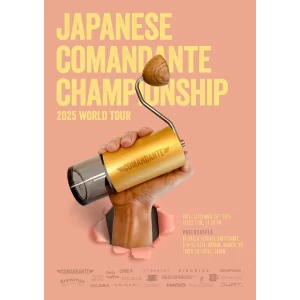 「COMANDANTE CHAMPIONSHIP JAPAN 2025」9月26日（金）開催決定！バリスタの技術と個性を競う祭典、第２回大会は「PHILOCOFFEA」表参道店にて