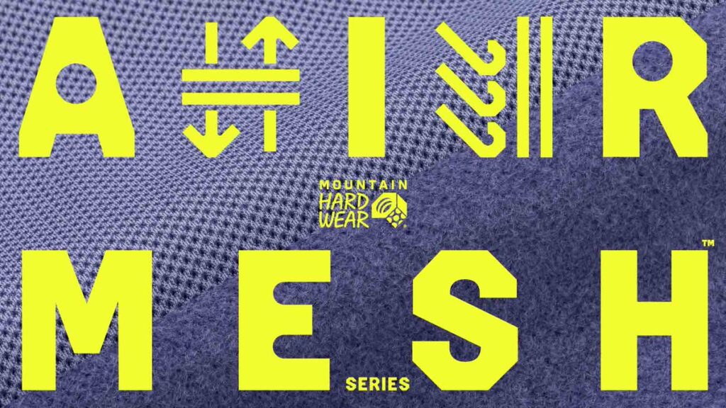 Mountain Hardwearを代表する人気モデルAIRMESH SERIES「Octa®CPCP®」に独自のこだわりを加えた生地を採用しさらに進化して登場