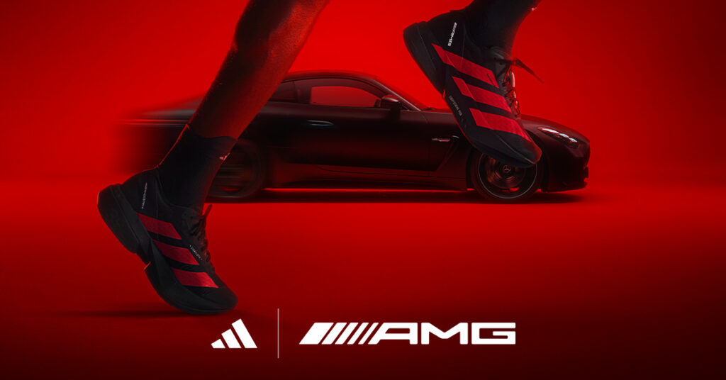 アディダスとMERCEDES-AMGのコラボレーション　ADIZERO x AMGランニングコレクションが登場