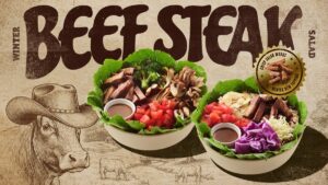 カスタムサラダ専門店 クリスプサラダワークス大人気「ビーフステーキ」サラダが今年も冬に登場！